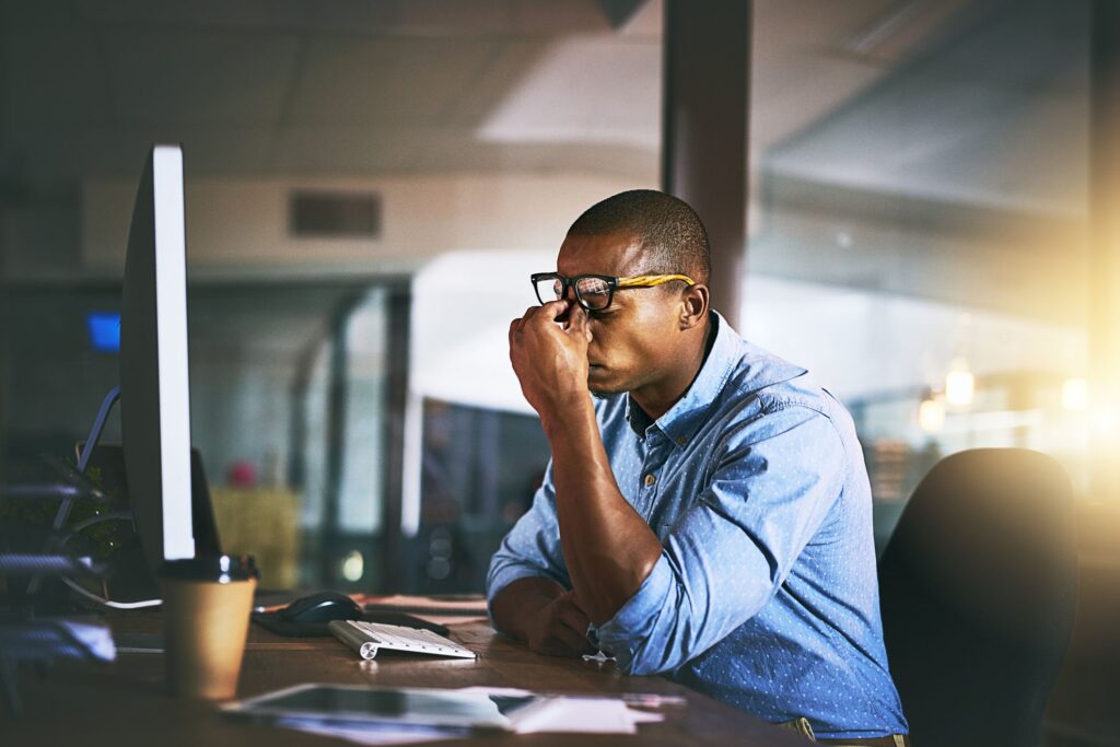 Reset nervous system with mindfulness and rest to prevent executive burnout